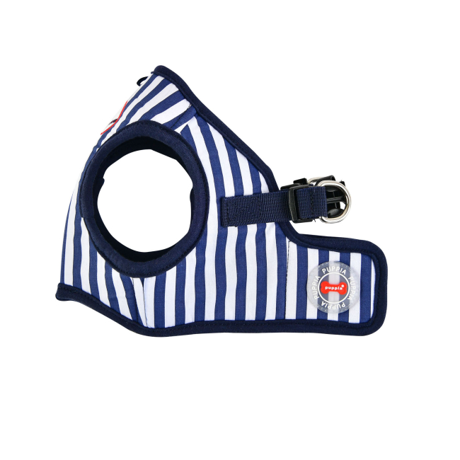 Puppia Elyse Harness B - Navy - S : PUPPIA International Puppia Harness Soft B Vest Pink